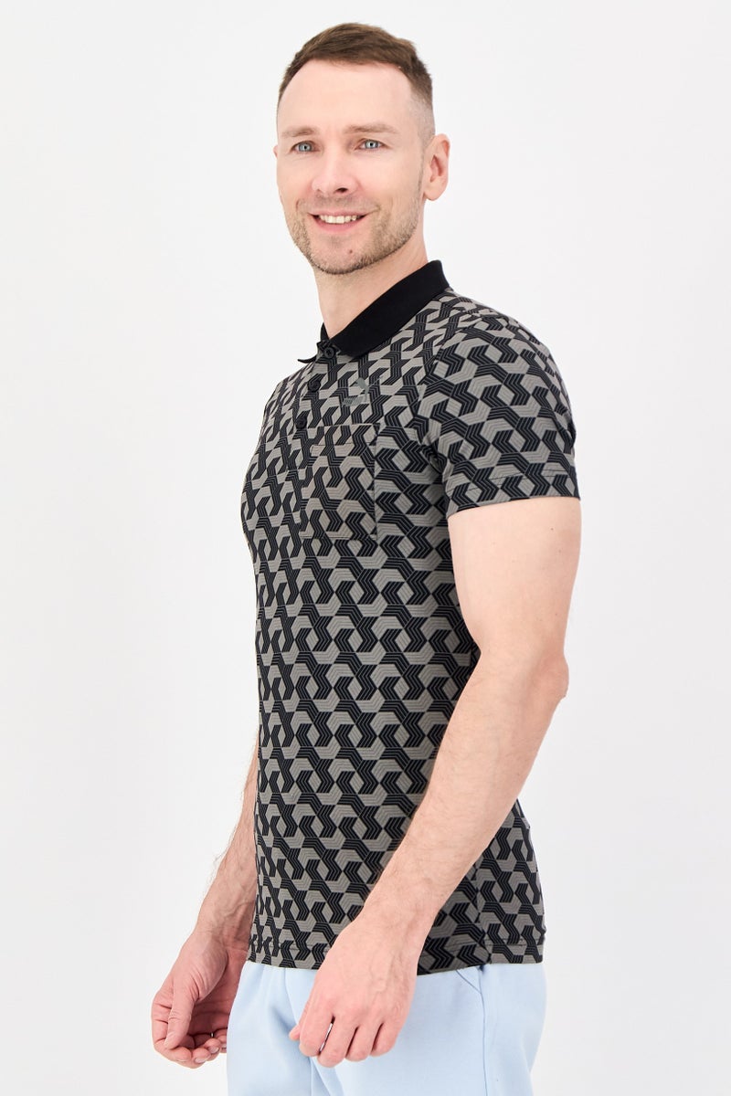 PUMA Men Sportswear Fit Short Sleeve Classics Utility Outdoor Polo Shirt, Multicolor - Image 2